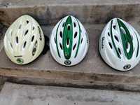Vendo três capacetes para bicicleta