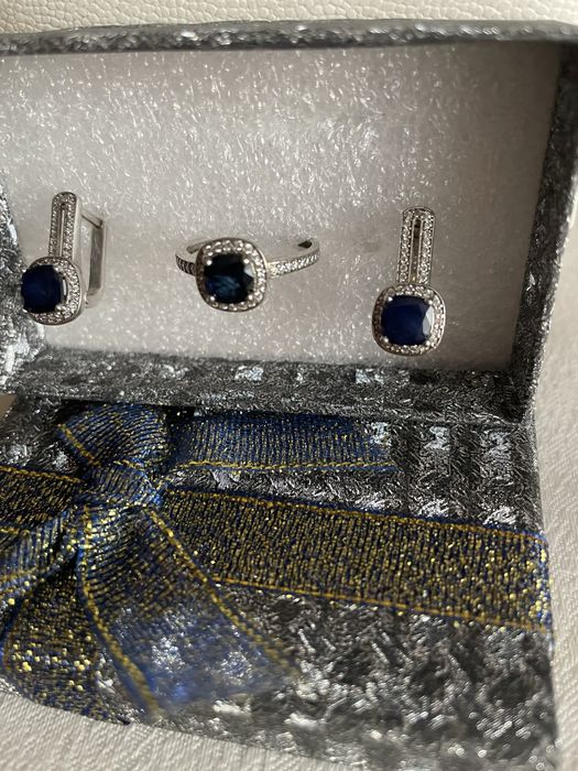 Сереро 925 Сапфир Рубин