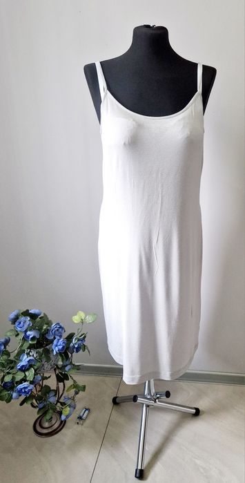 Suknia Solar szara ze srebrnymi akcentami  44 /XXL