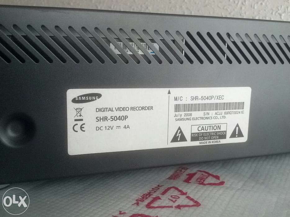 Samsung . Video Gravador digital . CCTV . SHR-5040