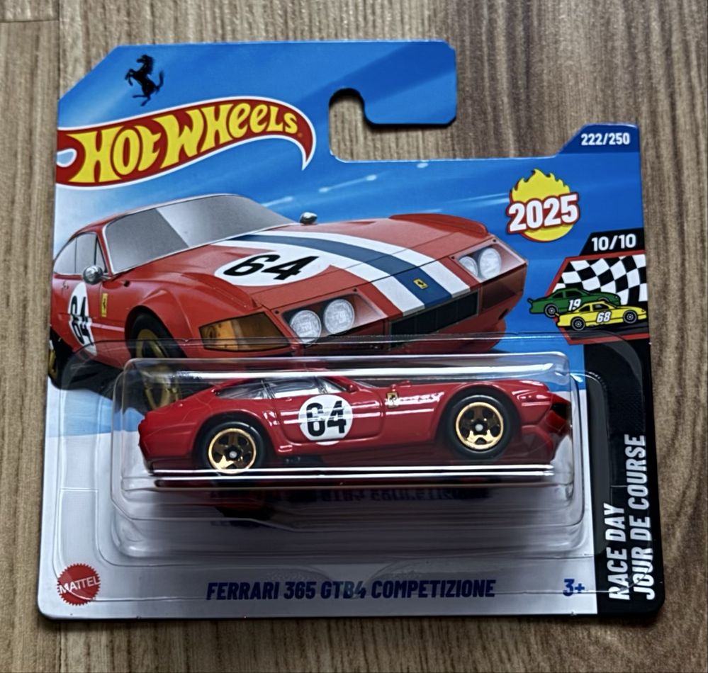 4x Hot Wheels Ferrari : 2x F40 Competizione + 2x 365 GTB4 Competizione