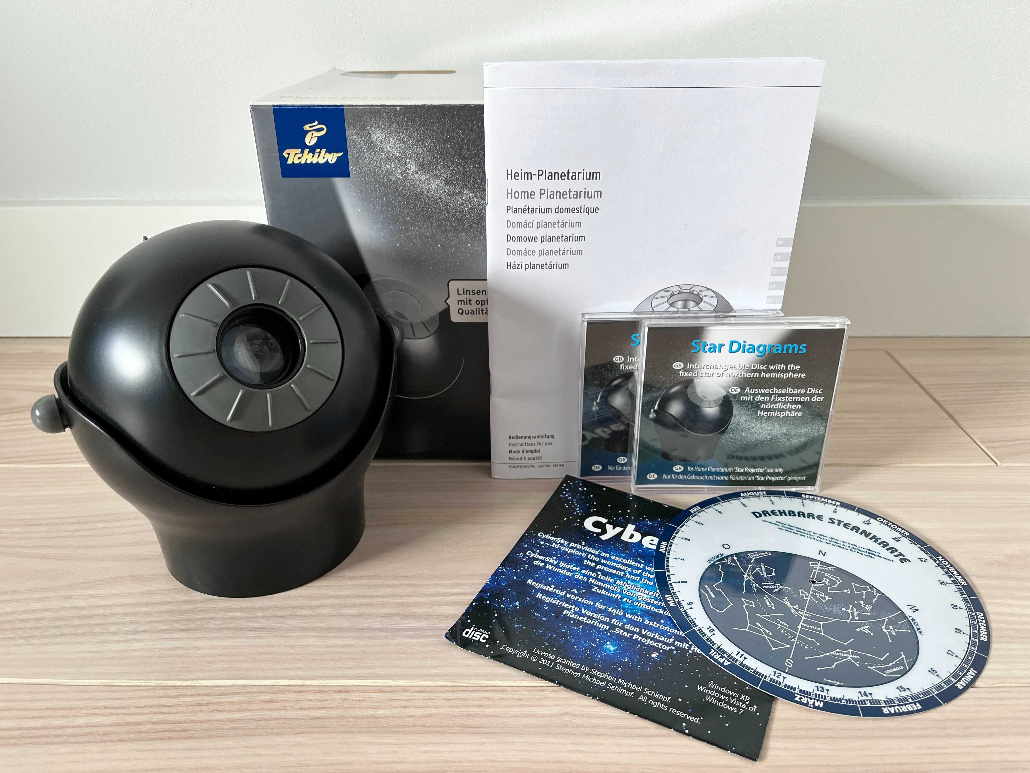 ***TCHIBO***Domowe PLANETARIUM projektor gwiazd + GRATIS***