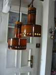 ceramiczne lampy wiszące lata 60 te