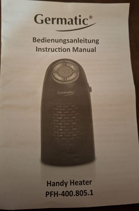 Germatic Компактный Керамичесский Тепловентилятор! ГЕРМАНИЯ!