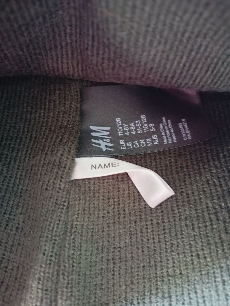 Zestaw zimowy dla chłopca - czapka i komin H&M.