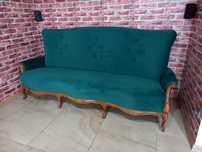 Zestaw mebli "ludwikowski" sofa + dwa fotele