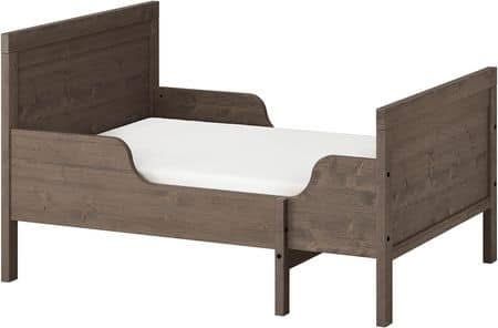 Łóżko ikea sundvik szarobrazowe 80x200x170x135 + materac