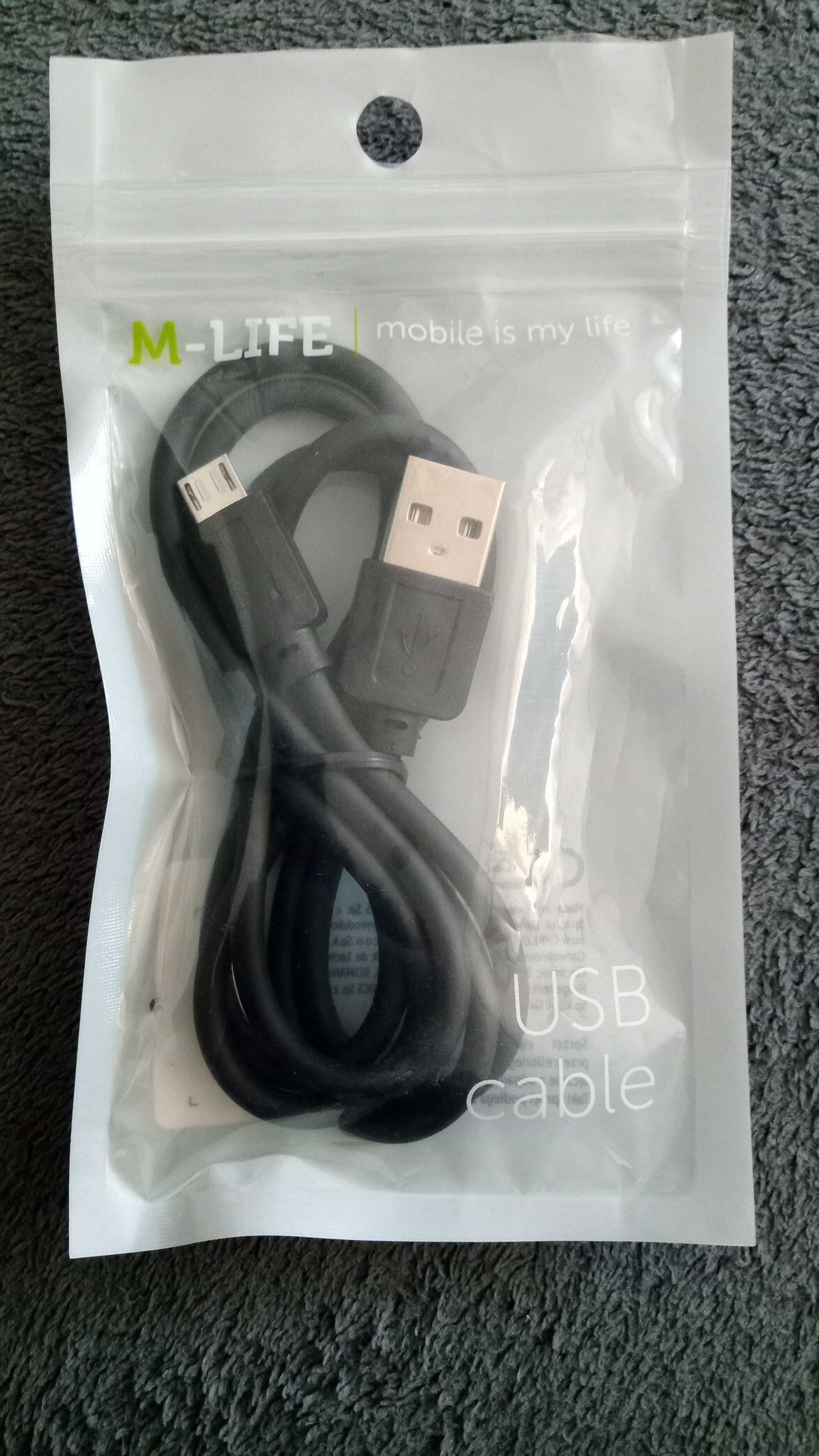 Kabel USB - micro USB 1m nowy