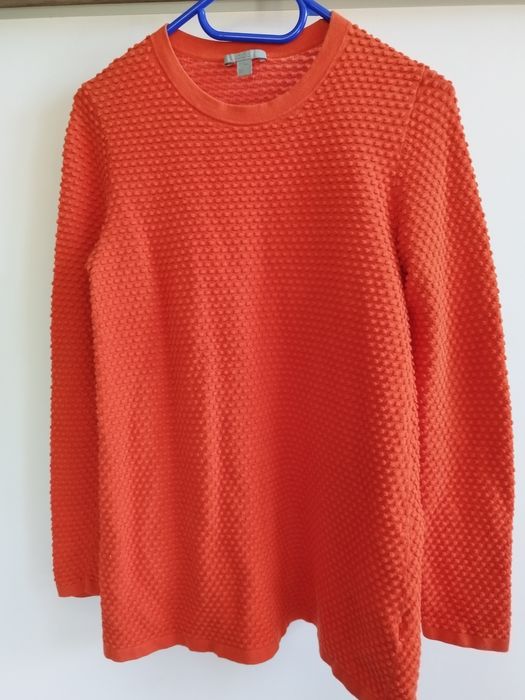 Sweter damski w kolorze pomarańczowym