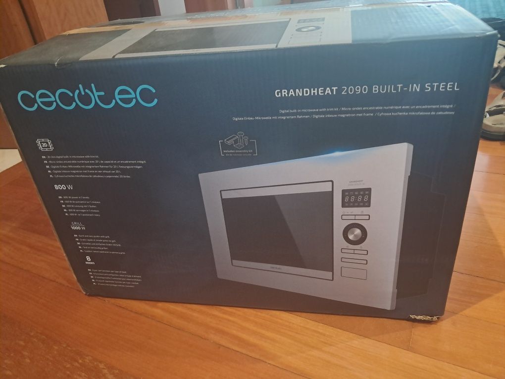 Microondas Cecotec Grandheat 2090 por estrear