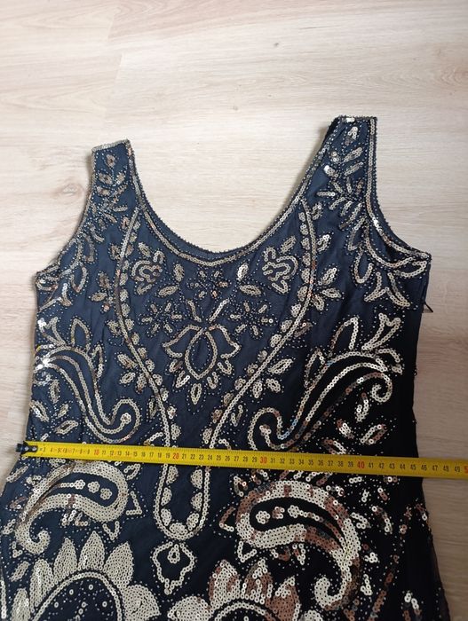 Strój karnawałowy lata 20-30 z dodatkami rozmiar 2XL