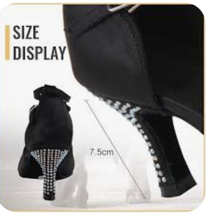 37.Satyna damska Naudamp Cekinowe buty do tańca na szpilce Salsa łaciń