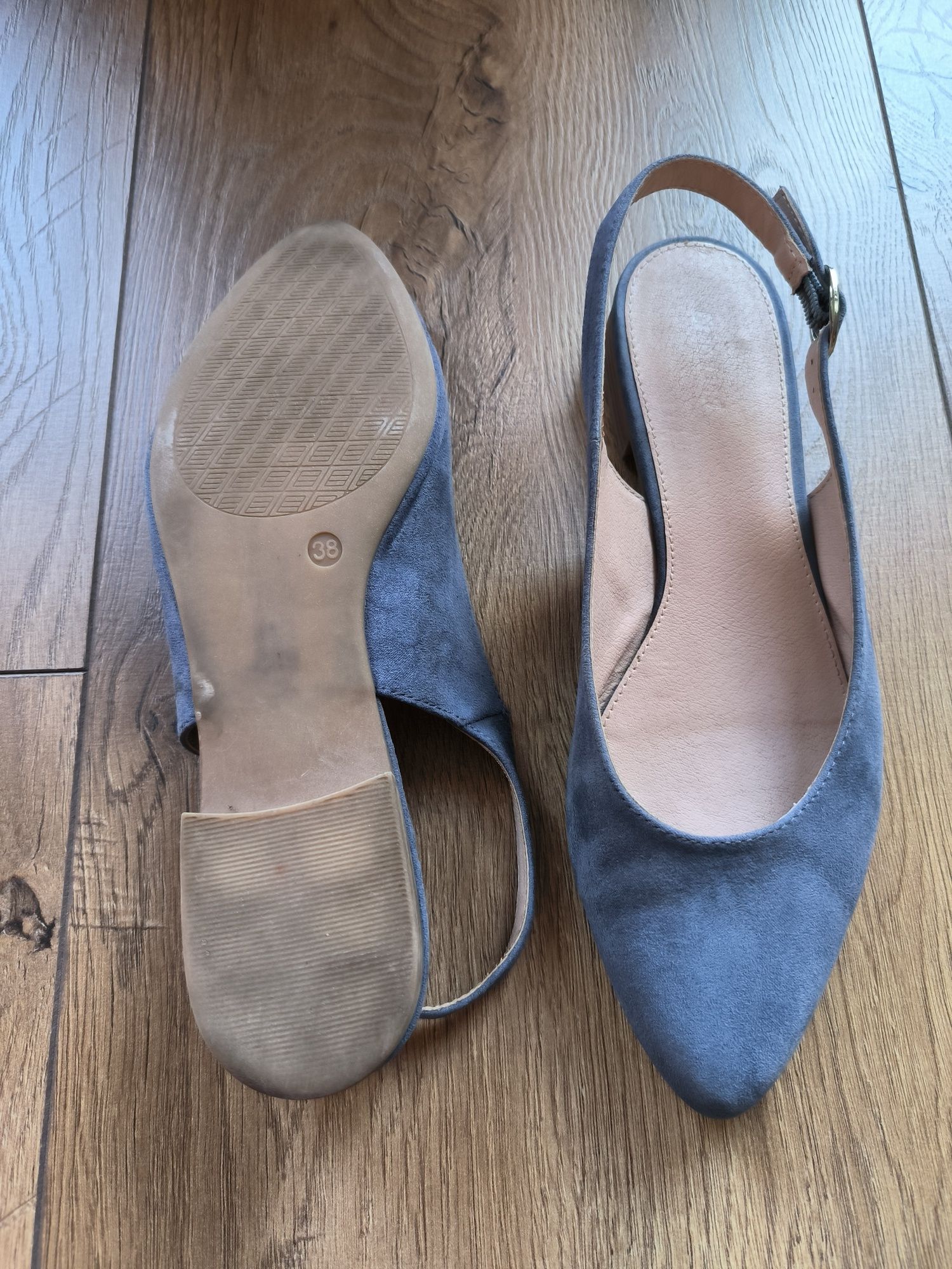 Graceland niebieskie niskie buty damskie 38