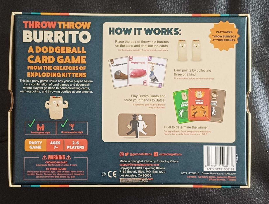 Throw Throw Burrito - Edição Kickstarter