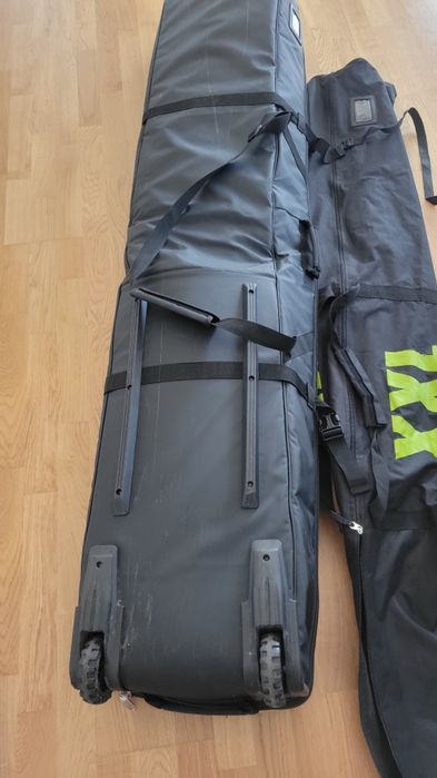 сумка чехол для лиж на колесах195×36×16