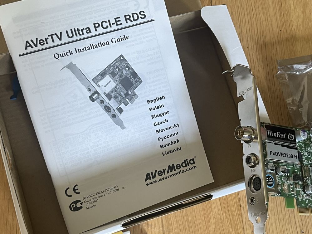Karta telewizyjna AVerTV Ultra PCI-E RDS