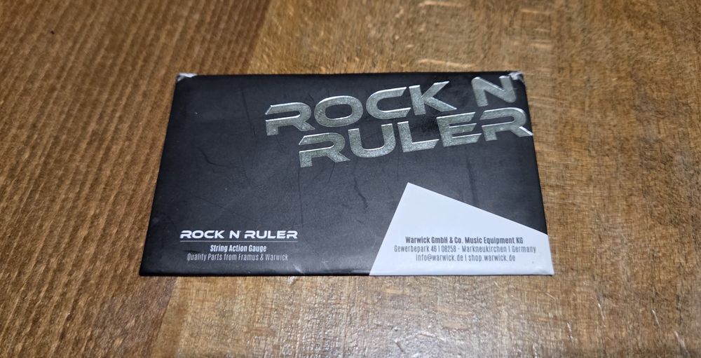 WARWICK Rock N Ruler miara akcji strun