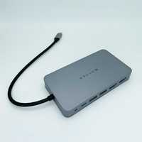 Hyper Base de viagem 10 em 1 Drive dupla HDMI para MacBook