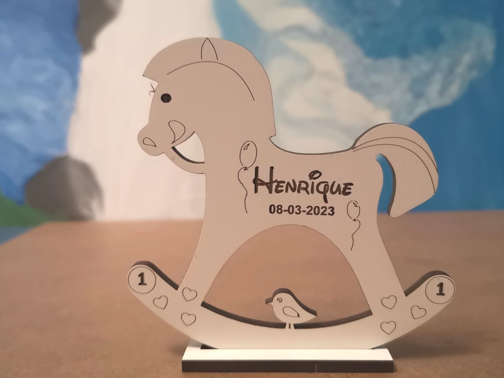 Lembrança de aniversário batizado e comunhão personalizada