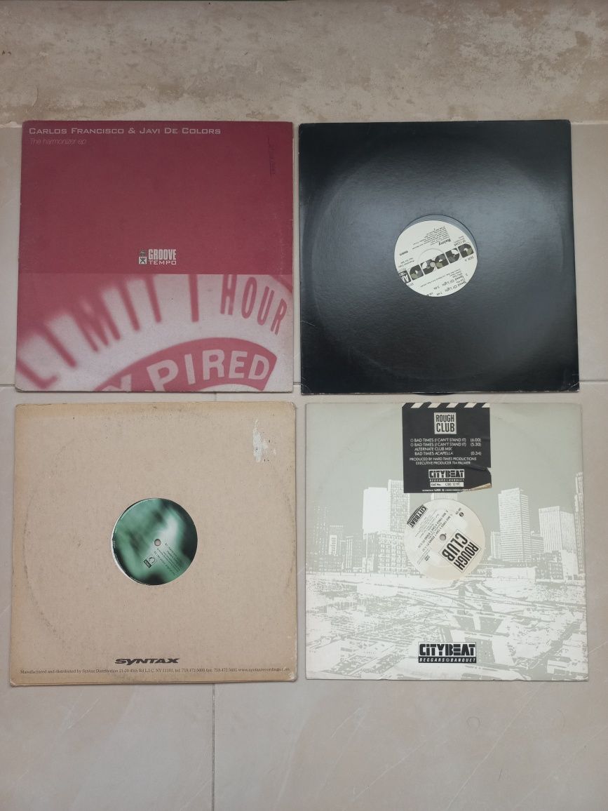 Lote de 10 discos maxis house juan magan , common factor ,reimy ,..