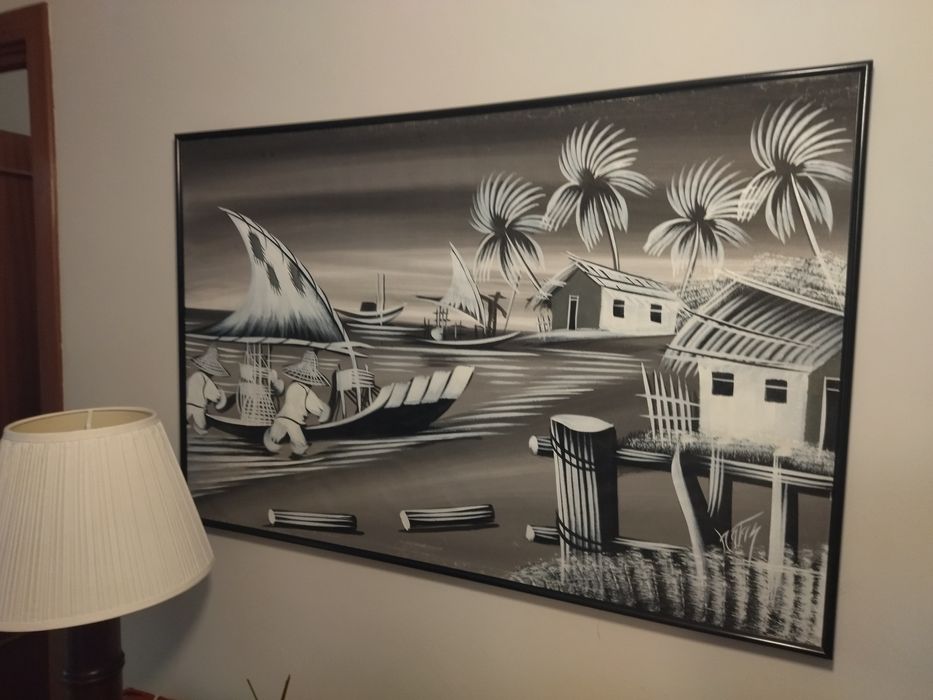 Tela óleo Brasil Nordeste