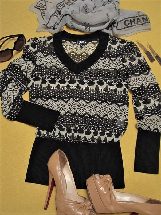 Dolce & Gabbana блуза джемпер шелковая р.S