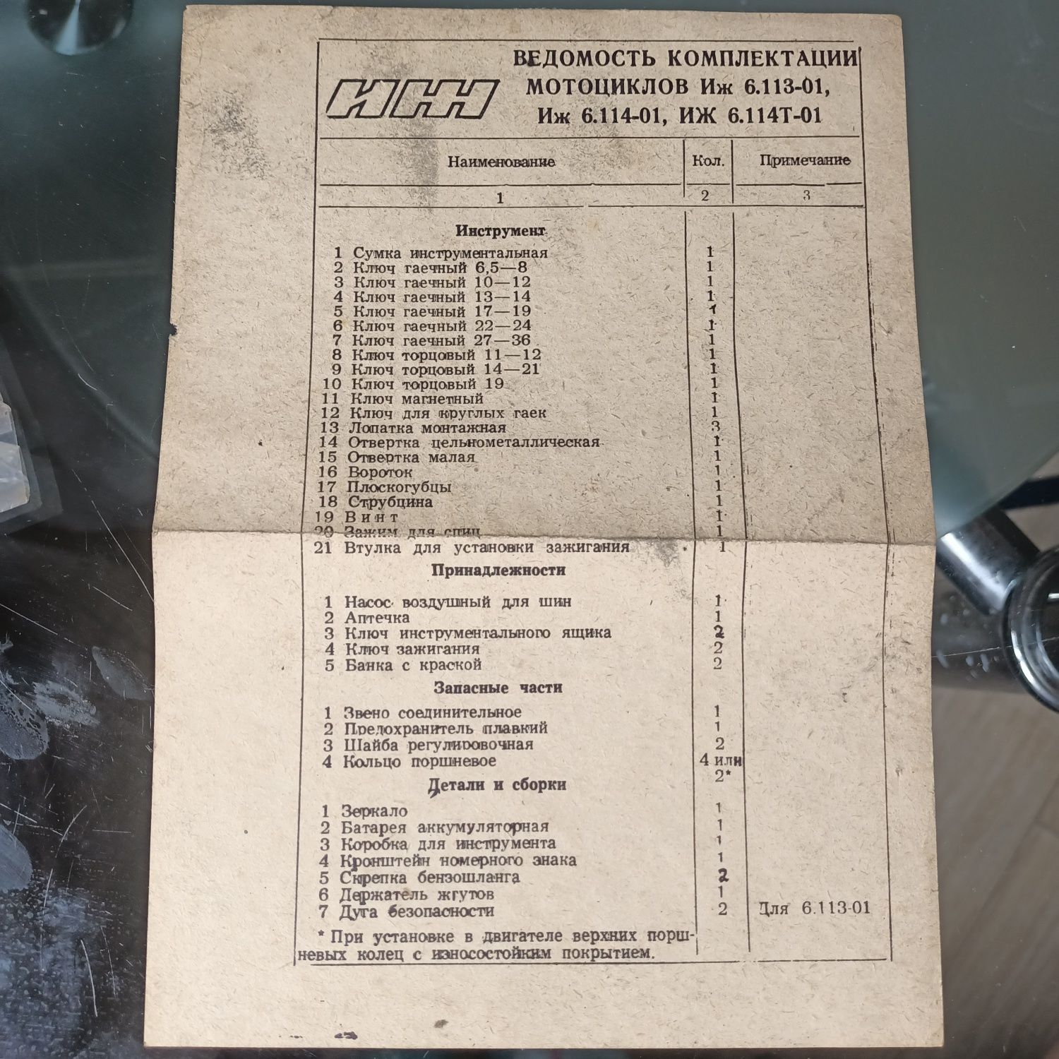 Мотоциклы ИЖ-6.113-01, Иж-6.114-01, ИЖ-6.114Т-01 Руковод по экспл 1988