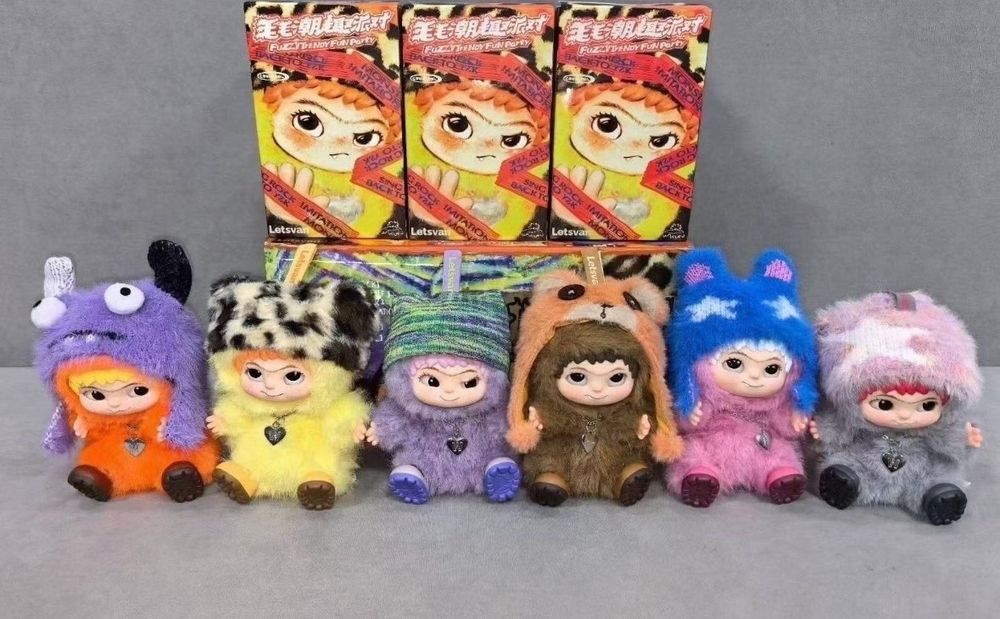 Вакуку Wakuku  вакука іграшка, фігурка Fuzzy Trendy Fun Party