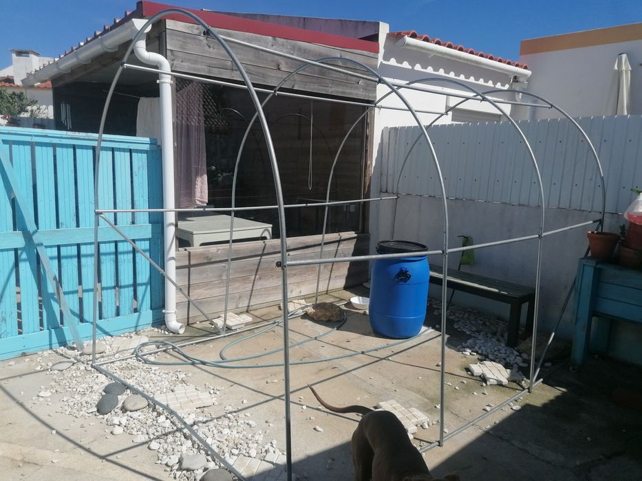 Estufa exterior 3x2x3 metros