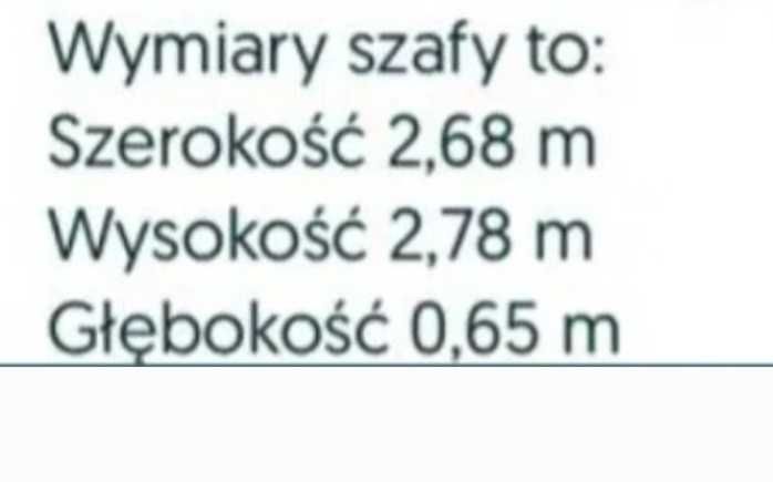 Szafa   przesuwna