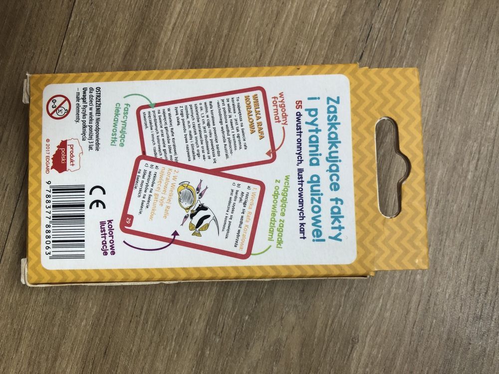 Karty edukacyjne quiz o świecie