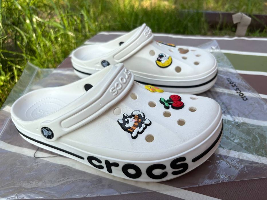 Крокси білі Crocs білі 37, 38, 39, 41 розмір