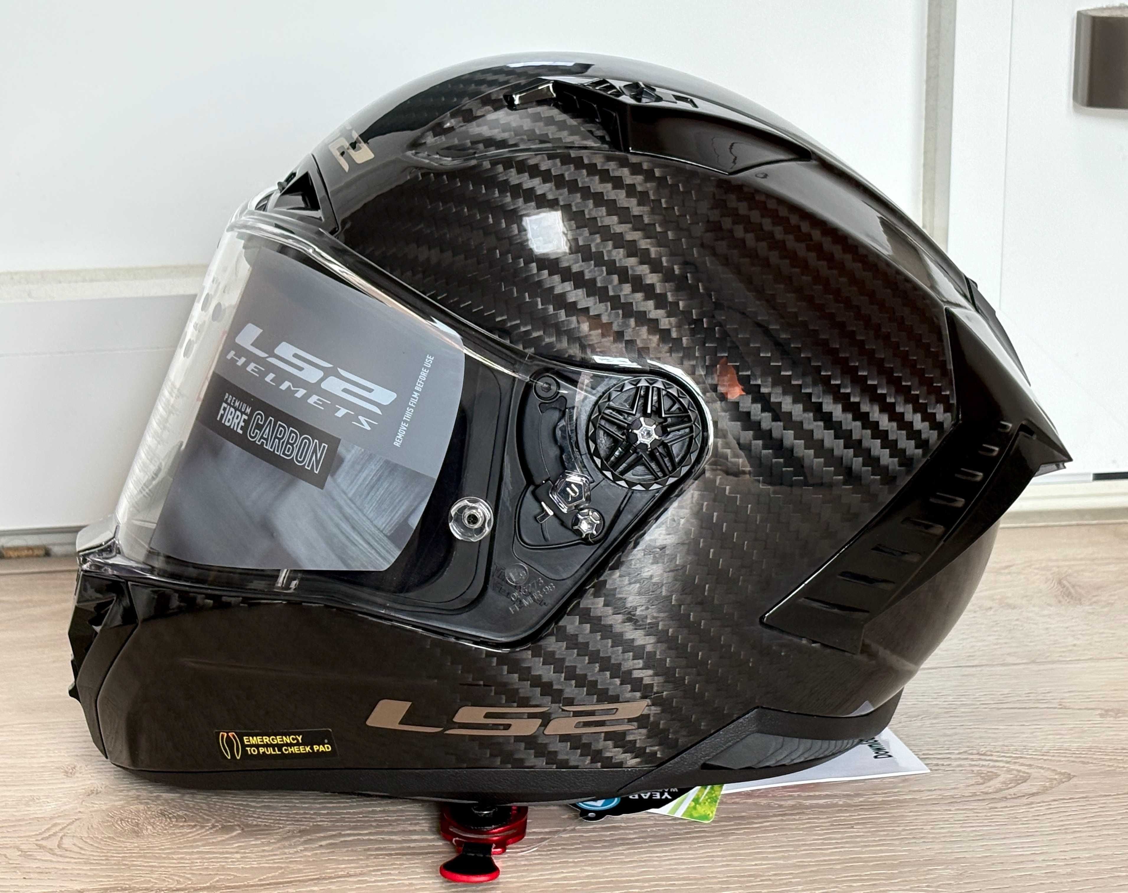 Capacete LS2 Thunder Carbon NOVO (30% Desconto) EXTRAS. Em S-M-L-XL