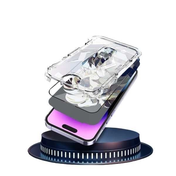 Szkło hartowane 9H (2 szt.) z aplikatorem – do iPhone 15 Pro Max