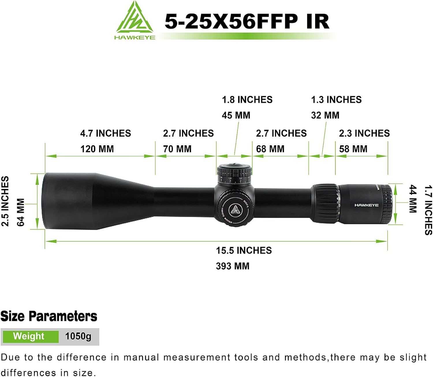 Оптический прицел WINNER 5-25X56 FFP Оптичний приціл 12,7 мм .50 BMG