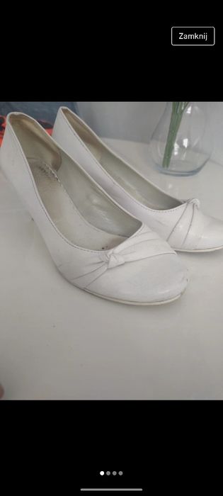 Buty ślubne 38 stan taki jak na zdjęciach