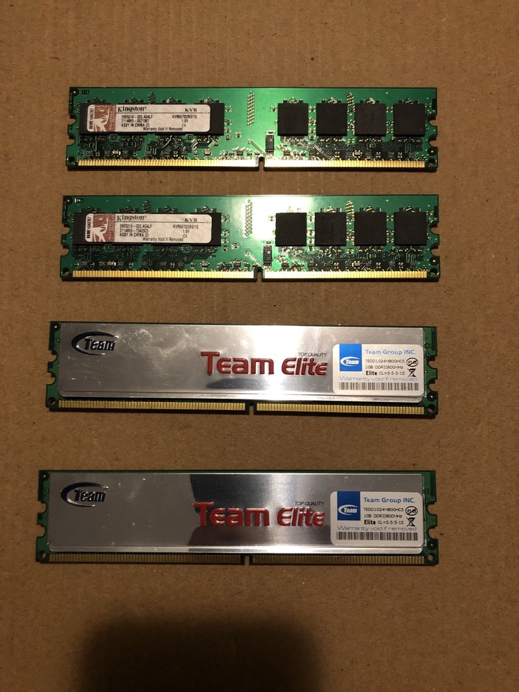 Memoria RAM 4GB o conjunto