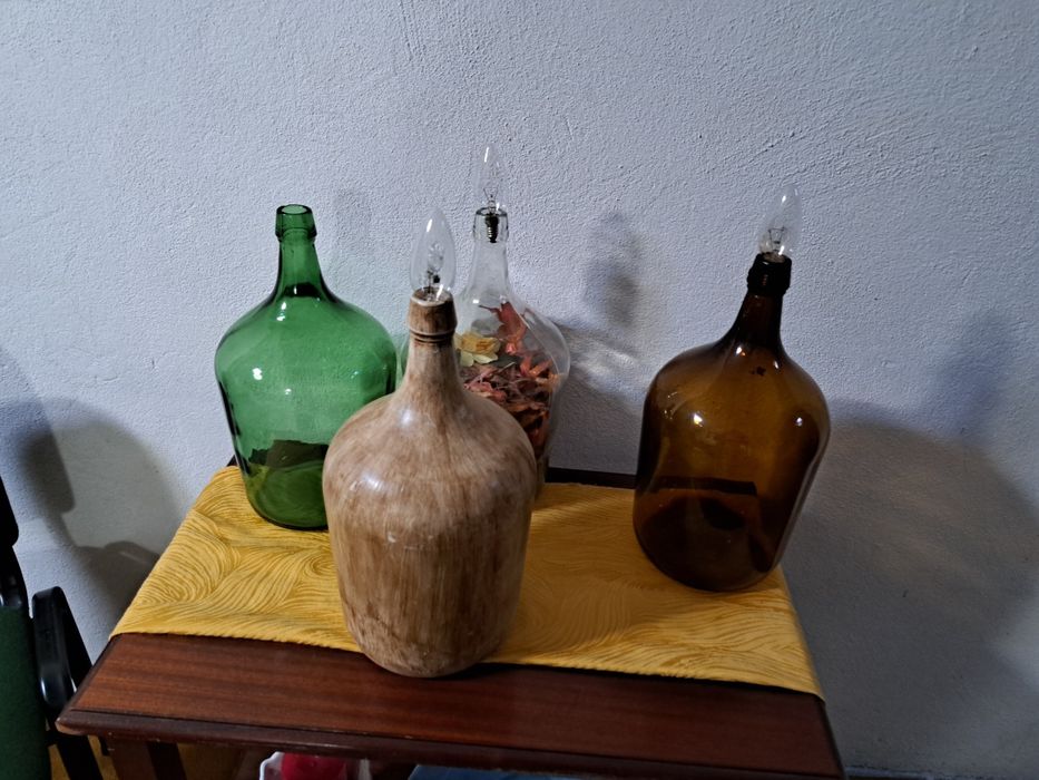 Garrafão para transformar em candeeiro