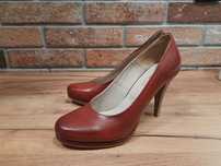 Szpilki Lasocki, rozmiar 36-37, czerwone, obcas 9,5 cm, platforma