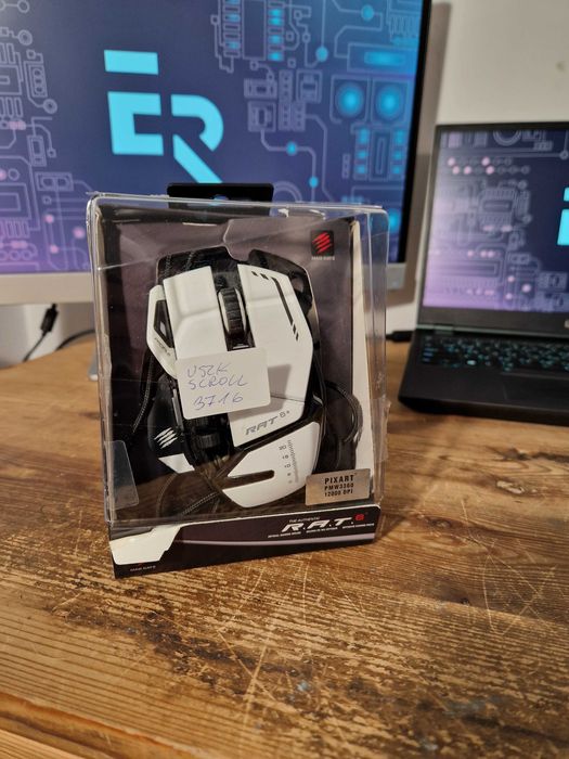 Mysz przewodowa Mad Catz R.A.T. 6 White (3716)