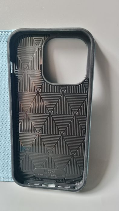Etui Portfelowe TUCCH do IPhone 14 Pro 6,1 niebieskie, RFID