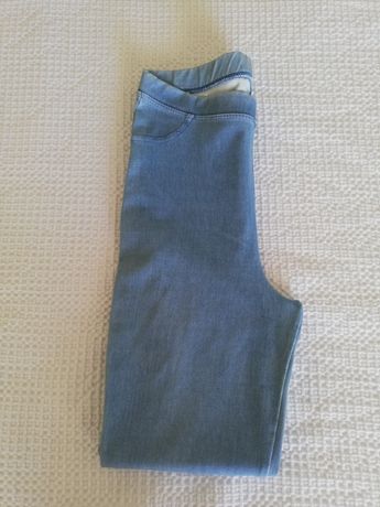 Legging ganga, azul clarinha