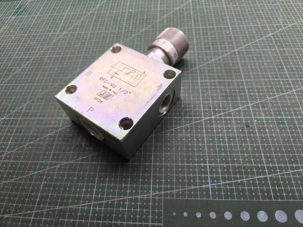 Regulator przepływu TVTC-50-NV-1/2"-3/4" POCLAIN HYDRAULIC