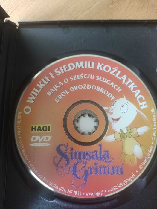 Płyta DVD,, Baśnie braci Grimm "