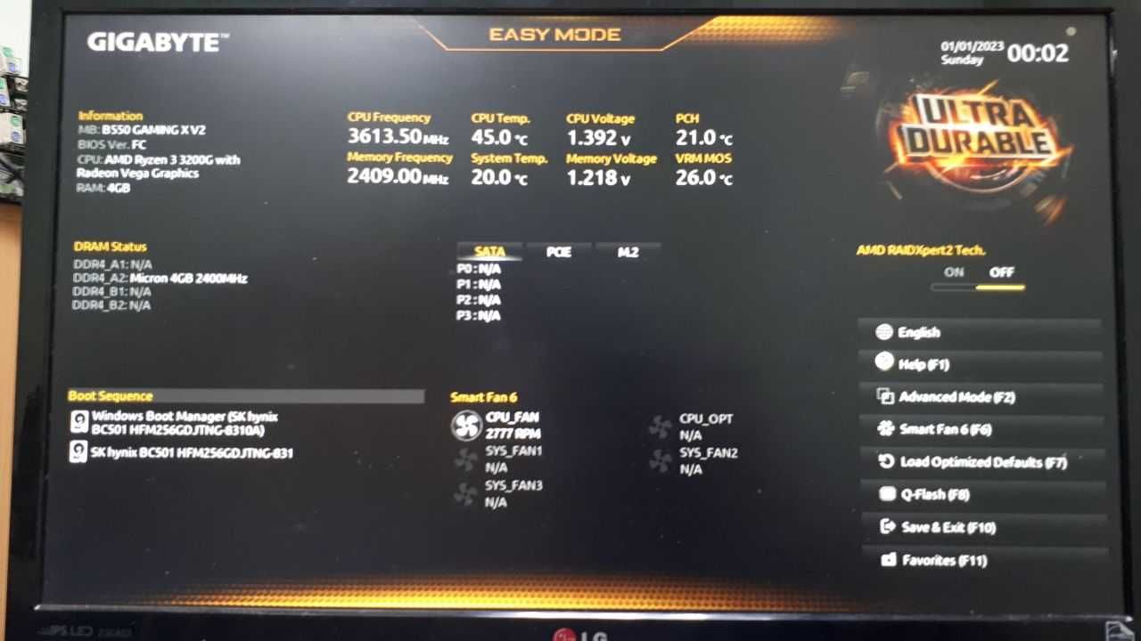 Материнська плата Gigabyte B550 GAMING X V2