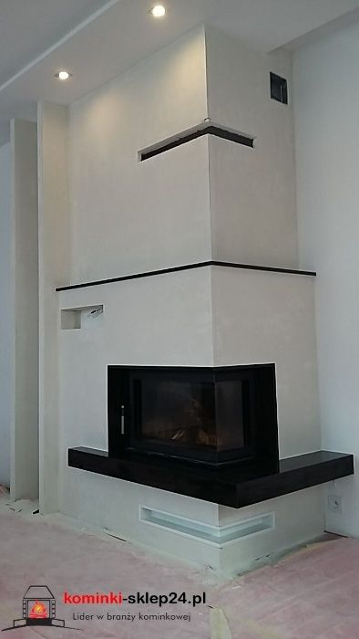 kominek + montaż HIT CENOWY wkład kominkowy 8 kw NOWOCZESNY - KRATKI