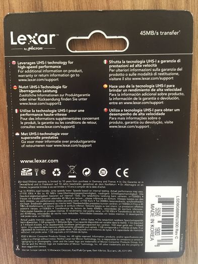 Lexar karta pamięci 8 GB. Premium series 300x. Wysyłka gratis!