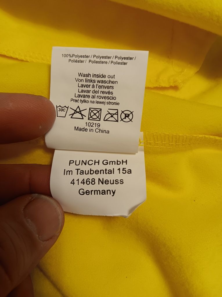 dunlop racing jacket bluza kurtka żółta rozpinana XXL, raczej XL