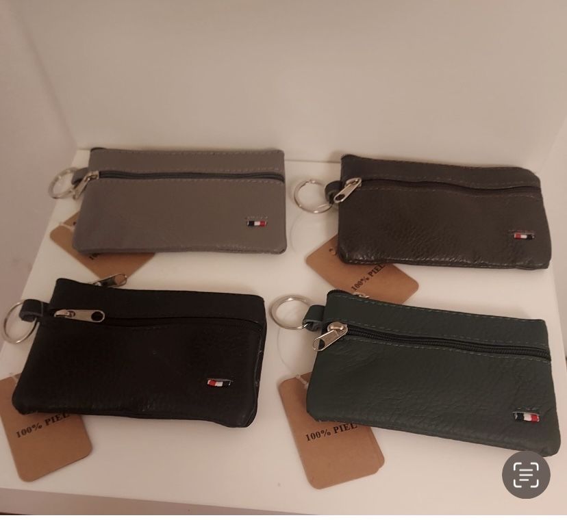 Porta moedas para  homem em pele