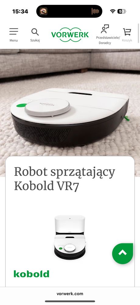 Robot sprzątający Kobold VR7